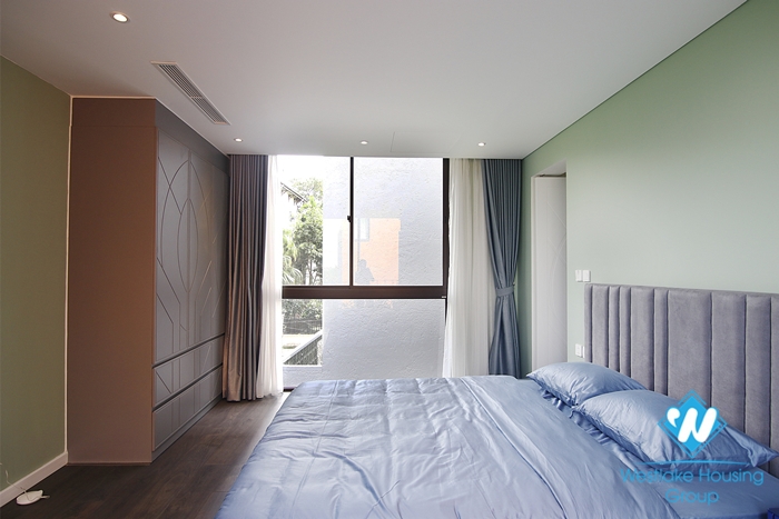 The newest house on the market is carefully prepared by the owner for every detail for rent in Ngoc Thuy Long Bien